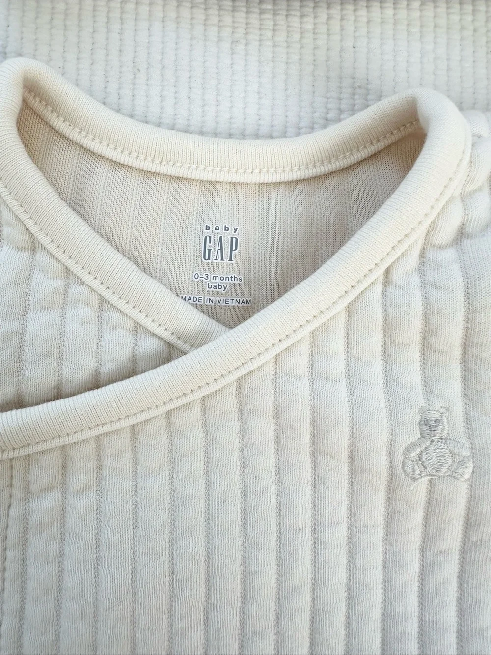 Quilted Baby One-Piece with Hat